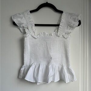 Hill House Home - The Paz Nap Top in White